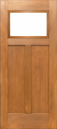 Cedar front door