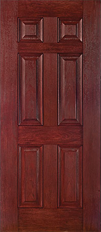 Mahogany front door