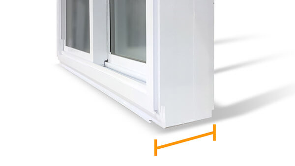 Consumer's Choice double slider windows feature a 4-1/2” fusion-welded frame.