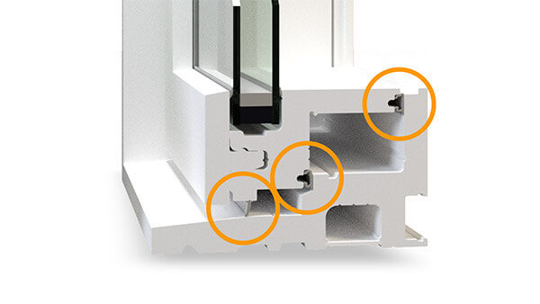 Consumer's Choice casement windows feature Triple weatherstripping.