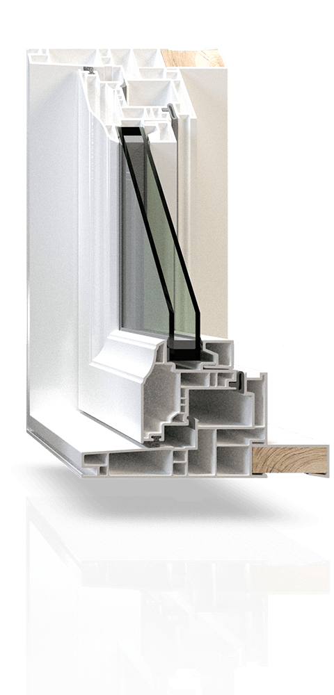 Classic Hollow Chamber PVC Window