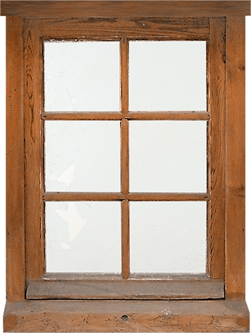 An example image of a wood window.