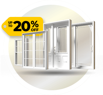 During our Winter Works promotion, save up to 20% on your replacement window and door purchase