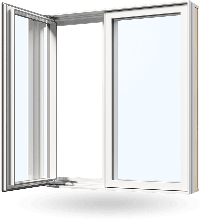 Vinyl replacement casement windows by Consumer's Choice Windows and Doors