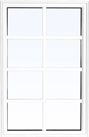 The low profile version of a fixed shaped window (or picture window).