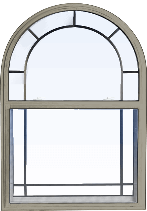 Custom pebble color replacement PVC hung window