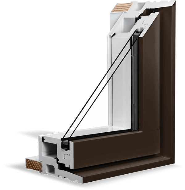 A Commercial Brown RevoCell® Window Section.