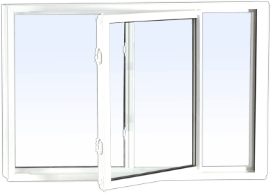 A replacement single tilt slider window made of PVC